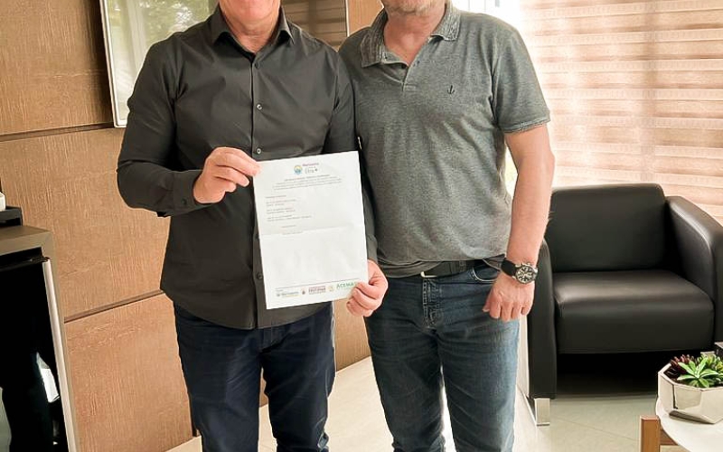 Prefeito Mario conquistou patrocínio para SHOW NACIONAL na festa da uva 2023.