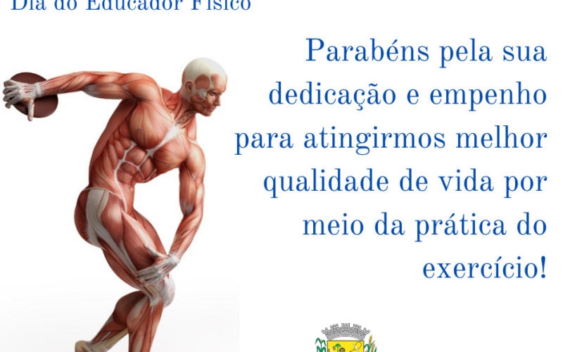 Homenagem a todos os Educadores Físicos de nosso município por incentivarem a qualidade de vida por meio do exercício fí