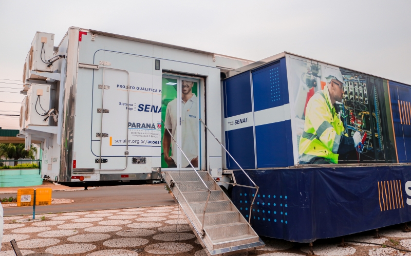 Mariópolis-PR Inicia Cursos da Carreta do Conhecimento com Foco em Instalações Elétricas.