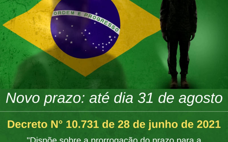 Alistamento Militar PRORROGADO !