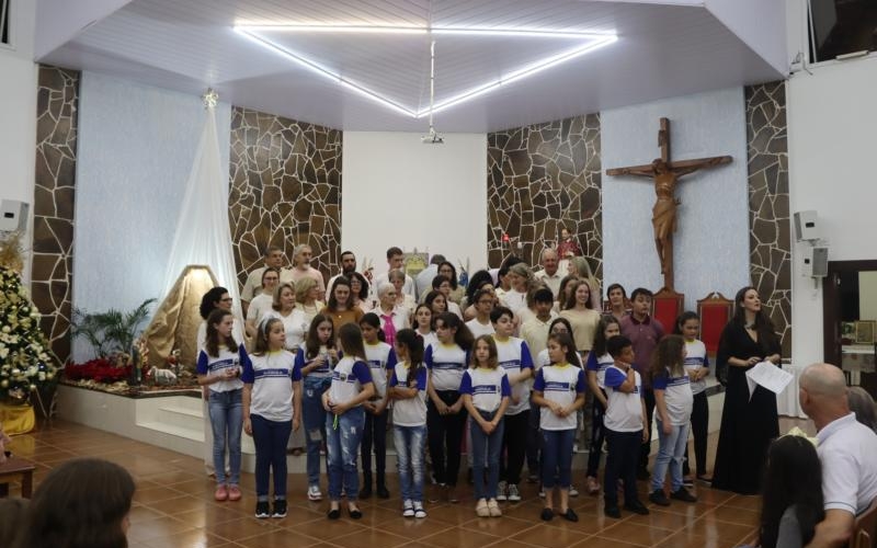 Recital dos Corais Municipais dentro da programação do Nosso Natal Encantado 2022.