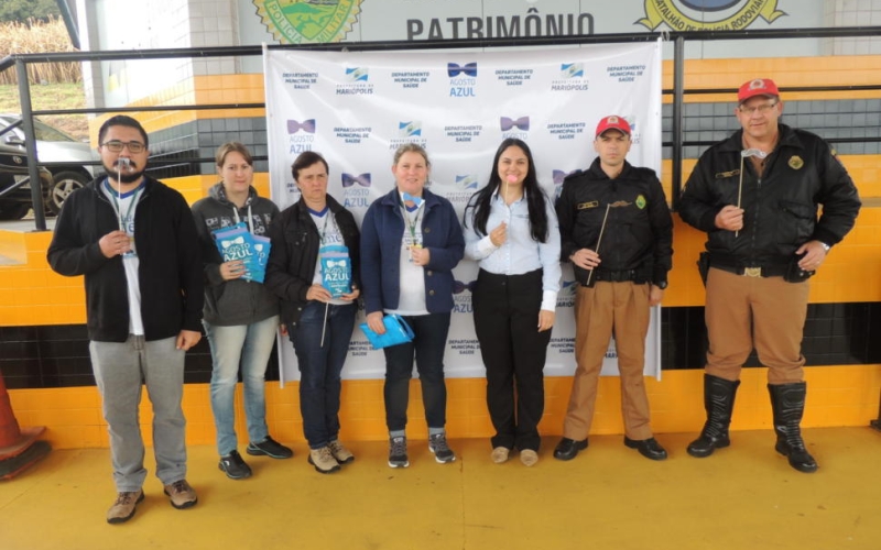 Dia “D” da campanha do Agosto Azul é realizado em parceria com a Polícia Rodoviária. 