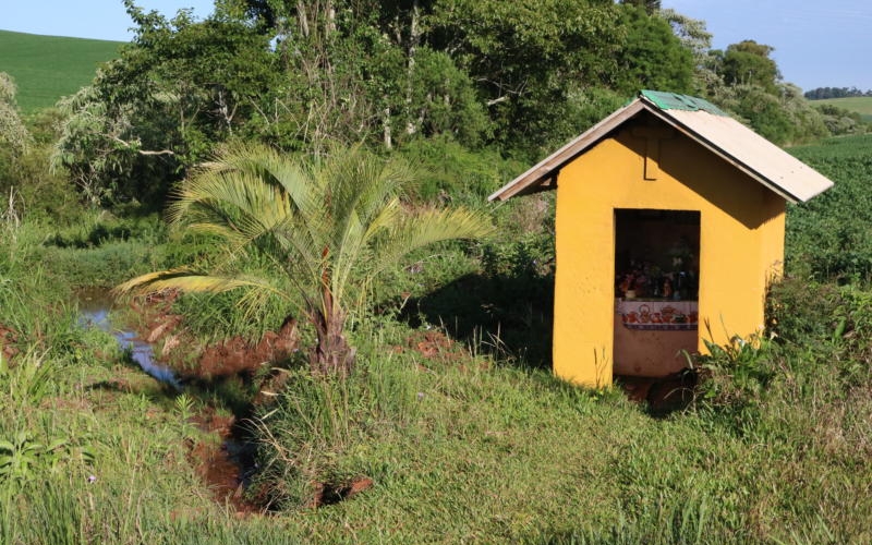 Município de Mariópolis realiza proteção de fonte do Monge João Maria de Jesus