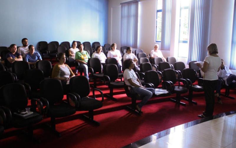 Profissionais do Centro de Saúde estão preparando a Campanha de Imunização da Influenza 2018