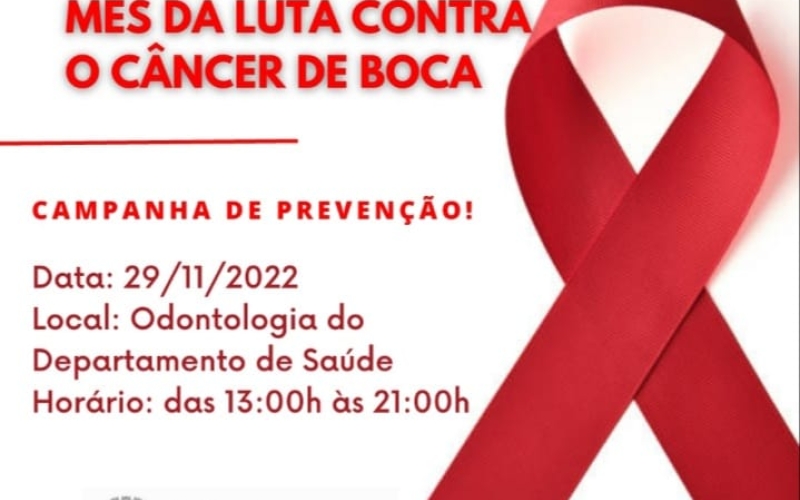 Hoje, dia 29 de novembro, é o dia “D” de combate ao câncer de boca.