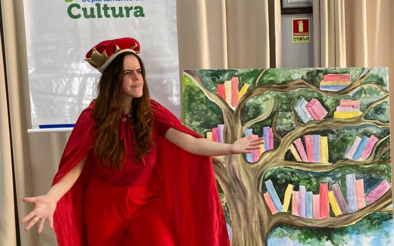 Com o Bibliosesc em Mariópolis temos as contação de história