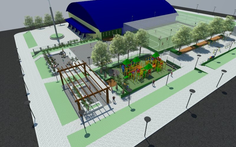 Município de Mariópolis lança projeto de revitalização da Praça Dr Arnaldo Faivro Busato