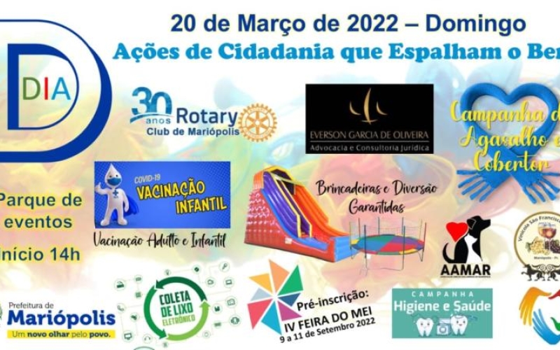 Olha quanta coisa legal teremos no dia 